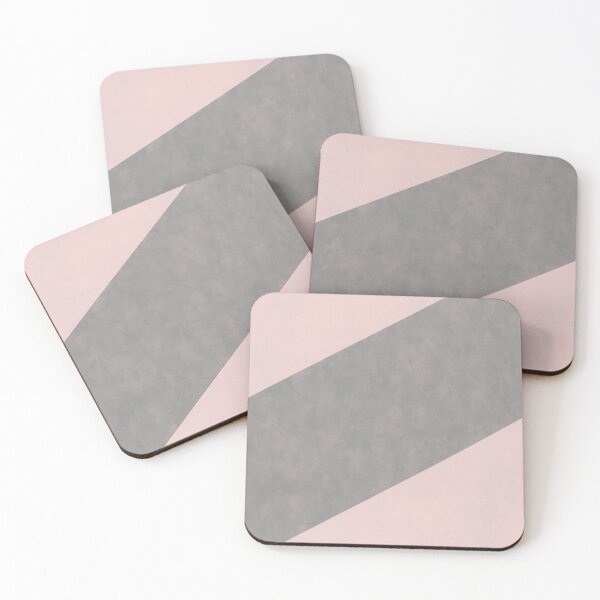 Item preview, dusty gray and pink designed and sold by pluielegere.
