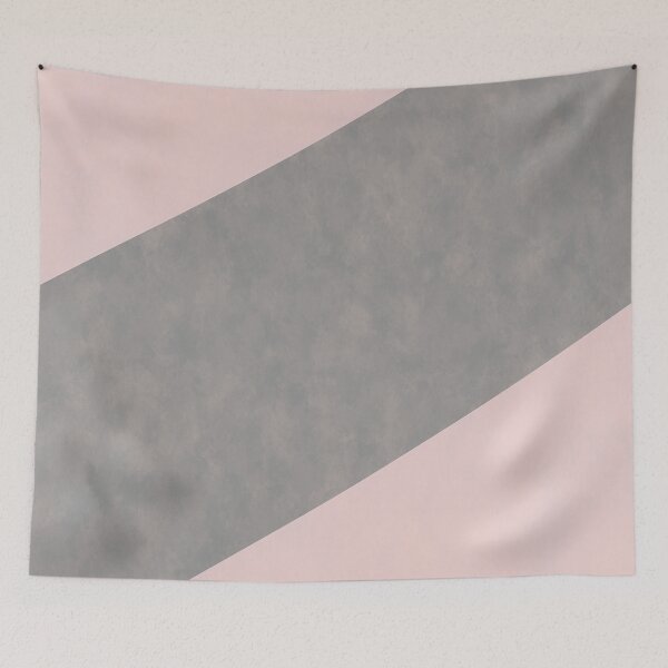 Item preview, dusty gray and pink designed and sold by pluielegere.