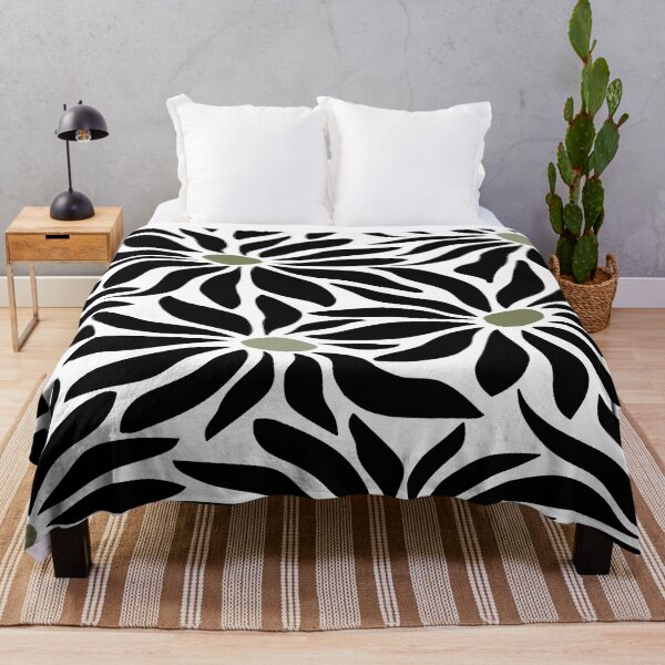 Item preview, Abstract home decorating minimalist flower line art wall poster designed and sold by jayne0524.