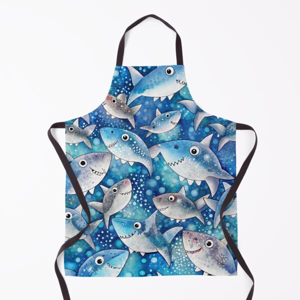 Item preview, Cute Sharks pattern designed and sold by ValentinaHramov.