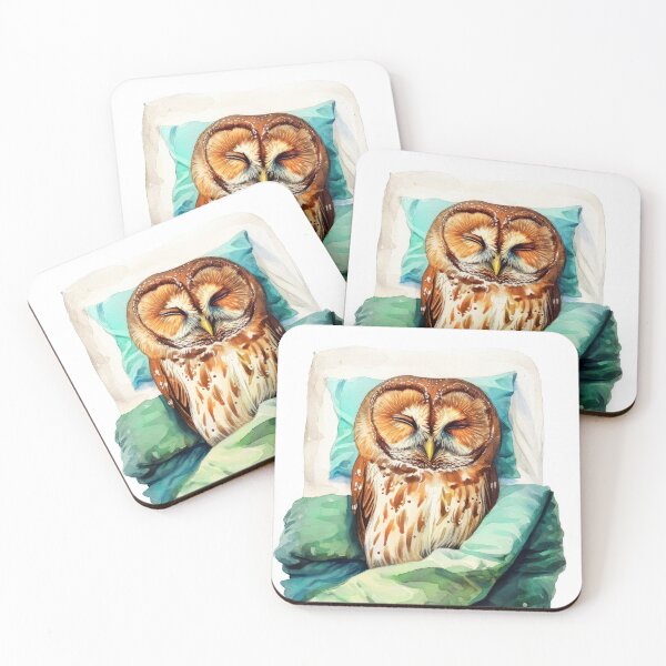 Item preview, Owl portrait watercolor art #owl designed and sold by JBJart.