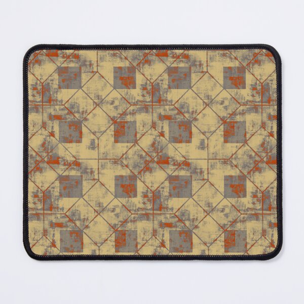 Item preview, Geometric distressed background red designed and sold by Alessandro Remo Mazzoni Remotextiles.