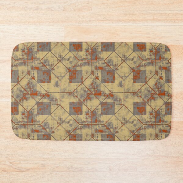 Item preview, Geometric distressed background red designed and sold by Alessandro Remo Mazzoni Remotextiles.