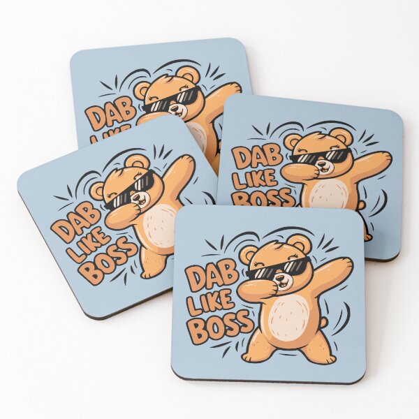 Item preview, Dab Like Boss Cute Funny Cartoon Bear designed and sold by NosandEdgy.