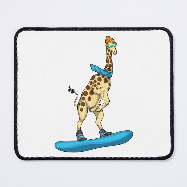 Item preview, Giraffe Snowboard Winter sports designed and sold by Snabdesign84.