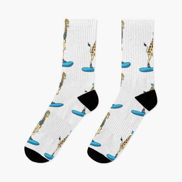 Item preview, Giraffe Snowboard Winter sports designed and sold by Snabdesign84.