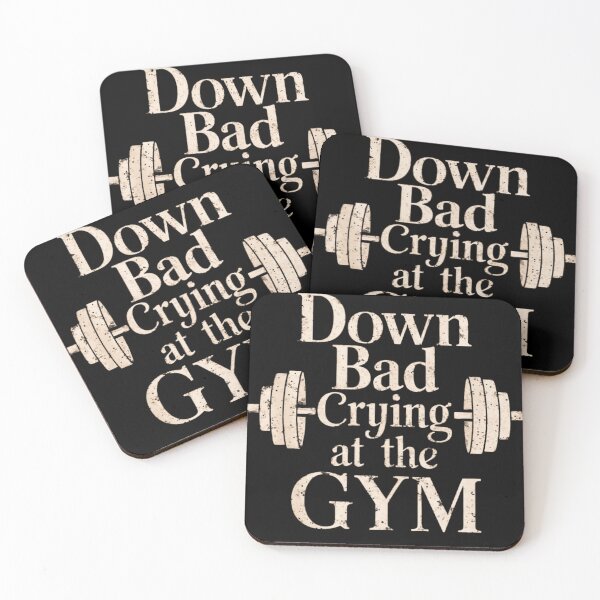 Item preview, Down Bad Crying At The Gym designed and sold by studiopekepeke.