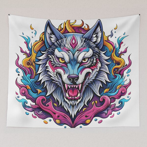 Item preview, angry wolf designed and sold by Arextr.