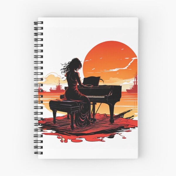 Item preview, Symphony of Sunset: A Woman and Her Music designed and sold by Colorful-Garden.