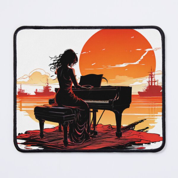 Item preview, Symphony of Sunset: A Woman and Her Music designed and sold by Colorful-Garden.