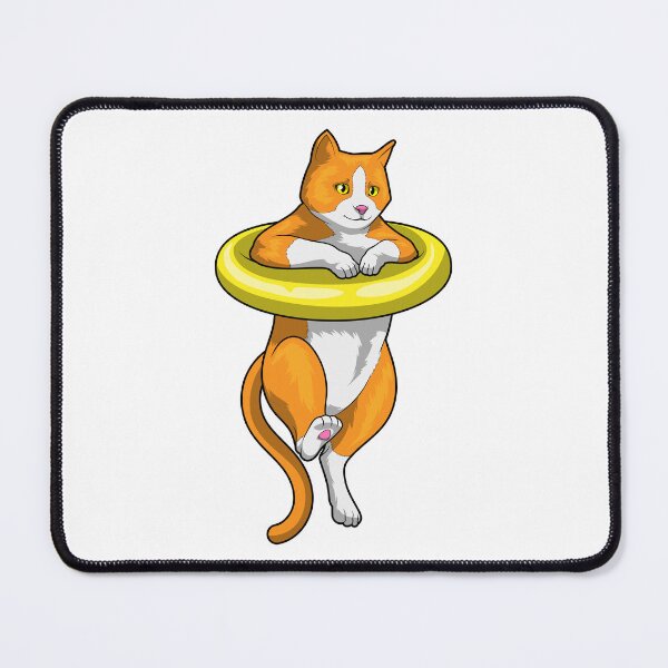 Item preview, Cat Swimming Swim ring designed and sold by Snabdesign84.