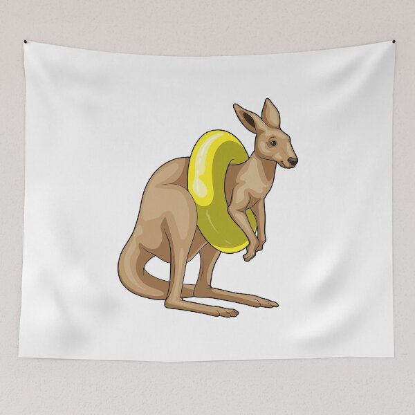 Item preview, Kangaroo Swimming Swim ring designed and sold by Snabdesign84.