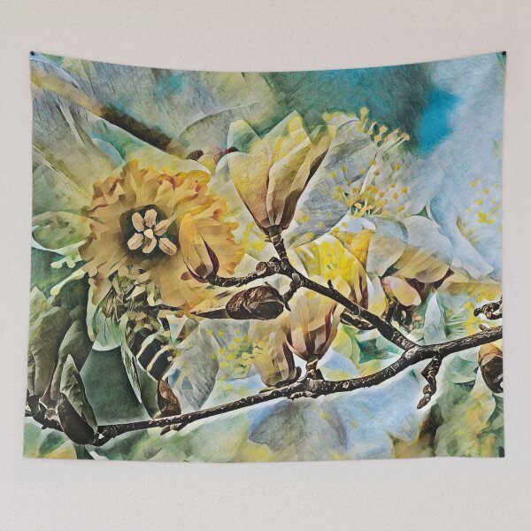 Item preview, Daffodil between Magnolias designed and sold by n-dee-s.