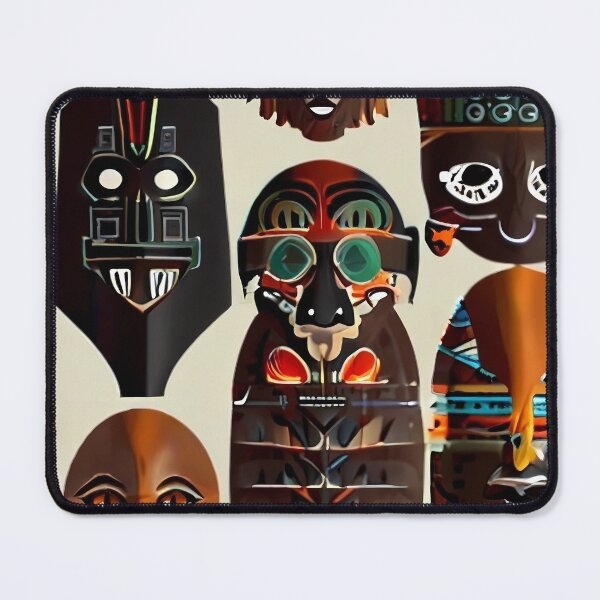 Item preview, Whispers of Destiny African Mask designed and sold by mwanarte.