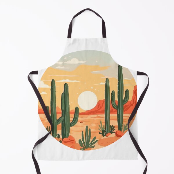 Item preview, Vivid Desert Scene | Radiant Sun and Cacti Art designed and sold by TurtleDojo.