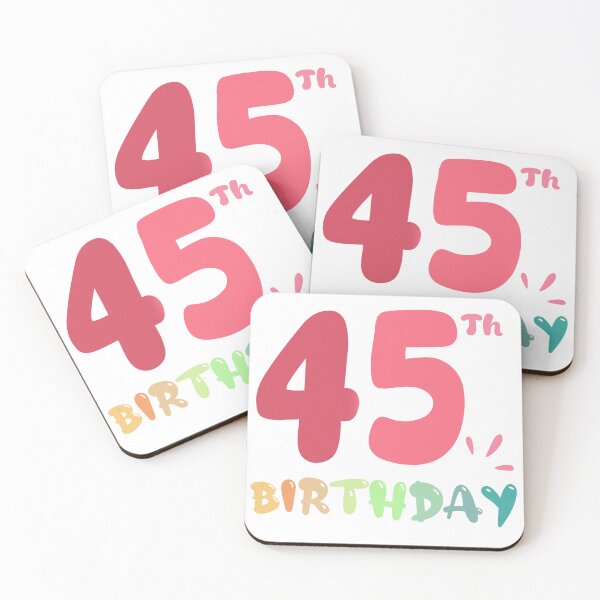 Item preview, Happy 45th Birthday designed and sold by SimpleP.