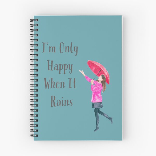 Item preview, I'm Only Happy When It Rains Garbage Fan Art designed and sold by Etaipal.
