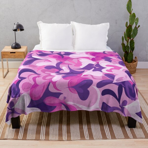 Item preview, Pink-purple hearts camouflage pattern designed and sold by Margival.
