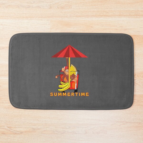Item preview, Fun monkey, with a cocktail, monkey hanging in umbrella designed and sold by Hope-it-fits.