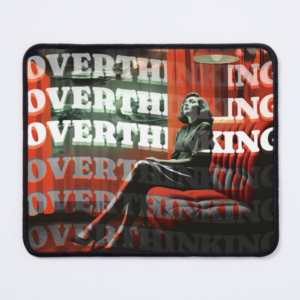 Item preview, Overthinking Retro comic Vintage art designed and sold by AngelinaBezm.