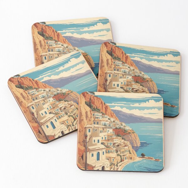 Item preview, Ampelokipoi Greece Vintage Travel Tourism  designed and sold by TravelersGems.