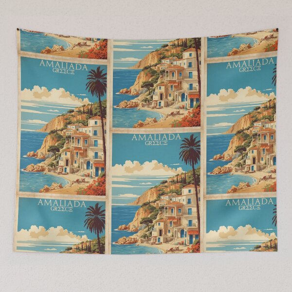 Item preview, Amaliada Greece Vintage Travel Tourism  designed and sold by TravelersGems.