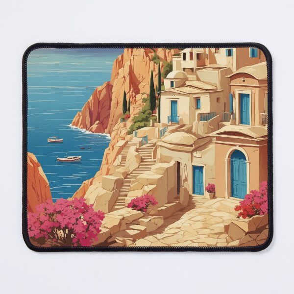 Item preview, Ano Liosia Greece Vintage Travel Tourism designed and sold by TravelersGems.