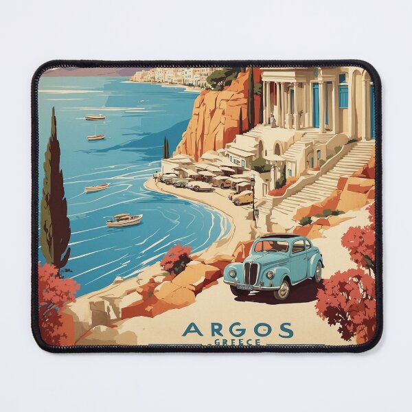 Item preview, Argos Greece Vintage Travel Tourism  designed and sold by TravelersGems.