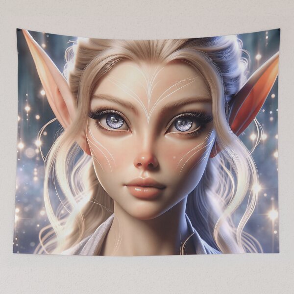 Item preview, Diamond-Eyed Elemental Elf Girl designed and sold by FriskyLemur.