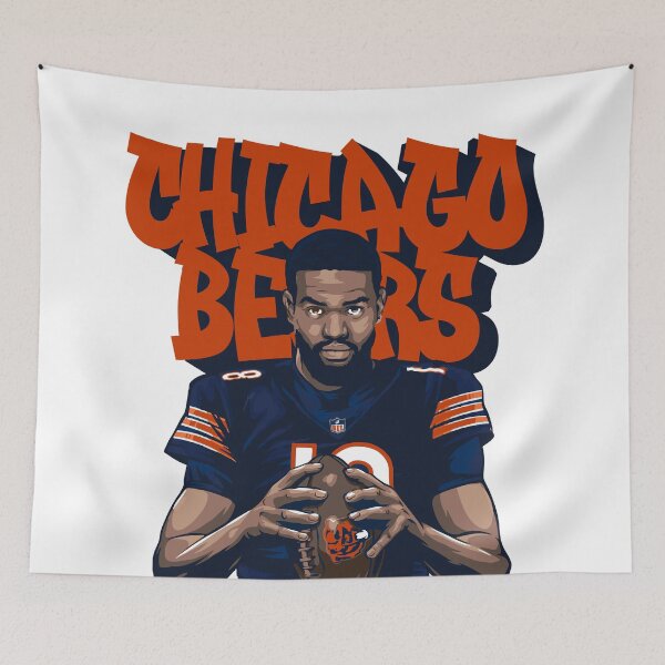 Item preview, Caleb Williams Chicago Bears Orange Graffiti Text Art designed and sold by Bear Creative.