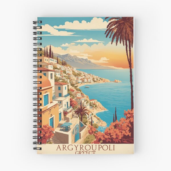 Item preview, Argyroupoli Greece Vintage Travel Tourism  designed and sold by TravelersGems.