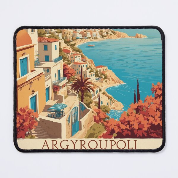 Item preview, Argyroupoli Greece Vintage Travel Tourism  designed and sold by TravelersGems.