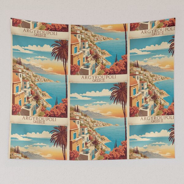 Item preview, Argyroupoli Greece Vintage Travel Tourism  designed and sold by TravelersGems.