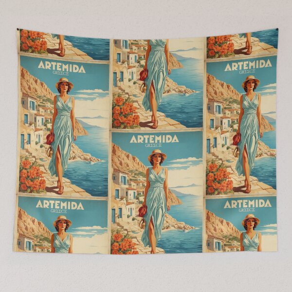 Item preview, Artemida Greece Vintage Travel Tourism  designed and sold by TravelersGems.