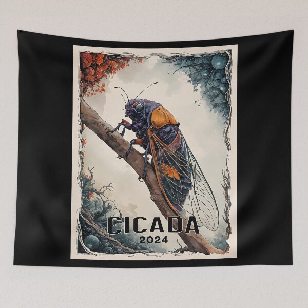 Item preview, CICADA - POSTER STYLE  designed and sold by justyna-s28.