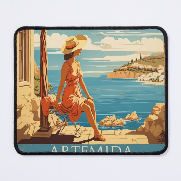 Item preview, Artemida Greece Vintage Travel Tourism  designed and sold by TravelersGems.