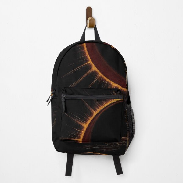 Item preview, Man watching eclipse | Fiery Solar Eclipse Art designed and sold by TurtleDojo.