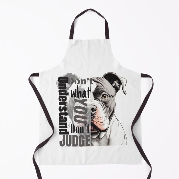 Item preview, Pitbull portre | Dont judge | BlackNWhite designed and sold by Twinmommy Store.