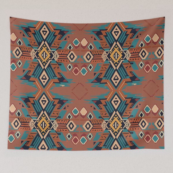Item preview, tribal Aztec print designed and sold by ericrautenbach.