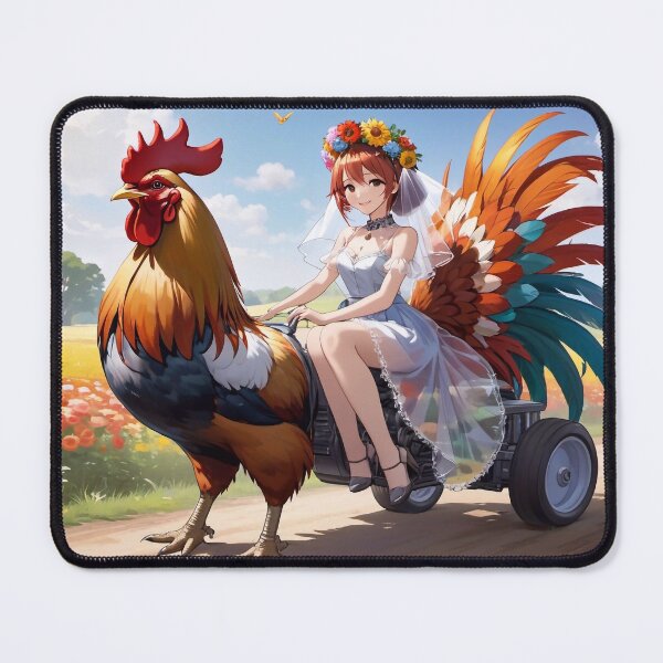 Item preview, Funny Chicken Lady designed and sold by m-y-A-I-A-R-T-.