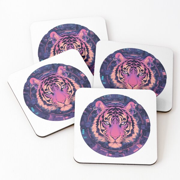 Item preview, Cyber Tiger // Aesthetic Tiger // Cool Animal // Cyber Animal // Future Animal Art // Animal Warrior // Animal Cute Art // Gaming Aesthetic stickers designed and sold by SMARTKIT  DESIGNAGENCY.