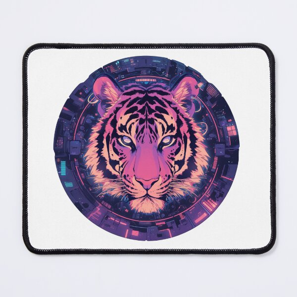 Item preview, Cyber Tiger // Aesthetic Tiger // Cool Animal // Cyber Animal // Future Animal Art // Animal Warrior // Animal Cute Art // Gaming Aesthetic stickers designed and sold by SMARTKIT  DESIGNAGENCY.