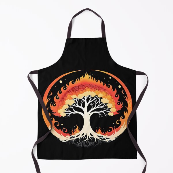 Item preview, Minimalist Fire Tree, Ai Generated Art designed and sold by ACC .