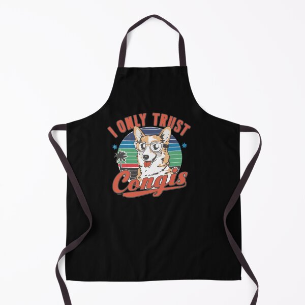 Item preview, I Only Trust Corgis Funny Dog Lover Typography Quote designed and sold by thedazzlingmonk.