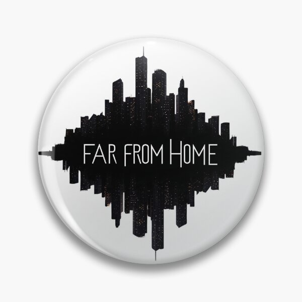 Item preview, Urban Escape Night Skyline Tee, Far From Home	 designed and sold by TrendyGraphTees.