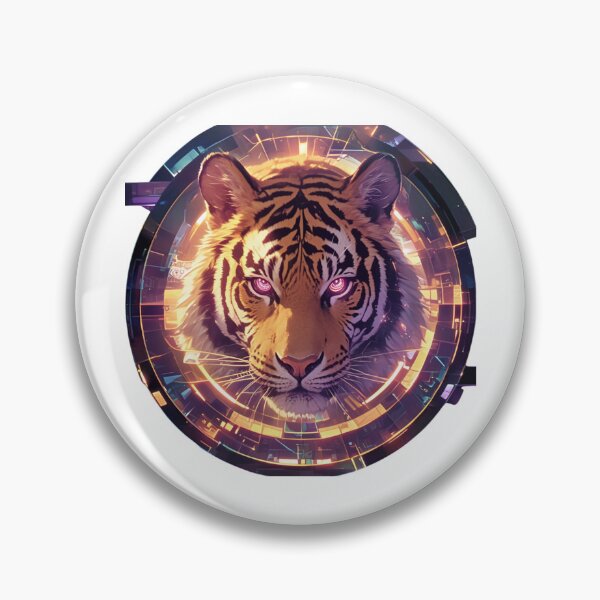 Artikelvorschau, Cyber Tiger / Ästhetischer Tiger / Cooles Tier / Cyber Animal / Zukünftige Tierkunst / Tierkrieger / Niedliche Tierkunst / Ästhetische Gaming-Aufkleber entworfen und verkauft von SMARTKIT DESIGNAGENCY.