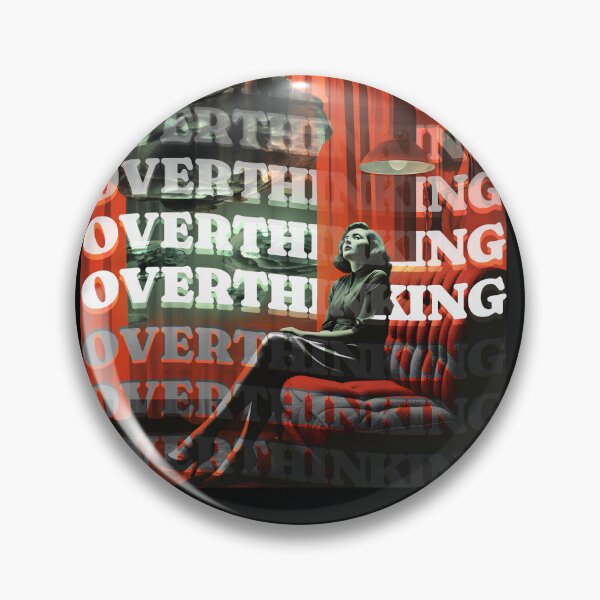 Item preview, Overthinking Retro comic Vintage art designed and sold by AngelinaBezm.