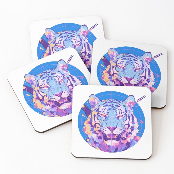 Item preview, Cyber Tiger // Aesthetic Tiger // Cool Animal // Cyber Animal // Future Animal Art // Animal Warrior // Animal Cute Art // Gaming Aesthetic stickers designed and sold by SMARTKIT  DESIGNAGENCY.