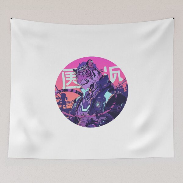 Item preview, Cyber Tiger // Aesthetic Tiger // Cool Animal // Cyber Animal // Future Animal Art // Animal Warrior // Animal Cute Art // Gaming Aesthetic stickers designed and sold by SMARTKIT  DESIGNAGENCY.
