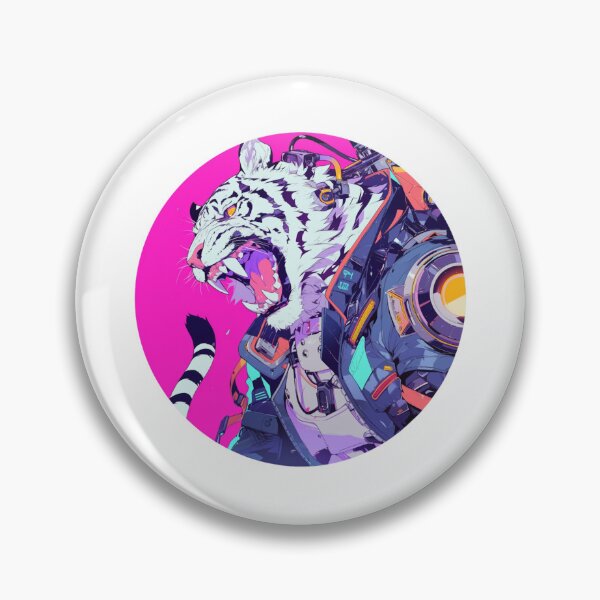 Artikelvorschau, Cyber Tiger / Ästhetischer Tiger / Cooles Tier / Cyber Animal / Zukünftige Tierkunst / Tierkrieger / Niedliche Tierkunst / Ästhetische Gaming-Aufkleber entworfen und verkauft von SMARTKIT DESIGNAGENCY.